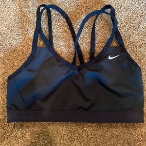 Black nike sports bra, size L.